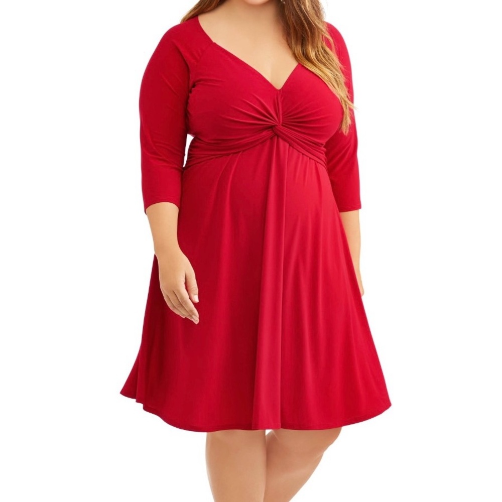 Love Squared Plus Knotted Dress Women's